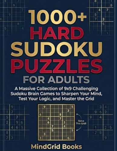 1000+ Hard Sudoku Puzzles