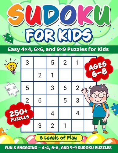 Cover of Sudoku for Kids Ages 6-8