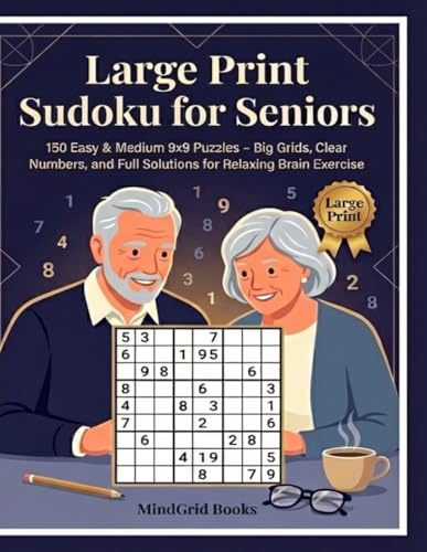 Large Print Sudoku for Seniors